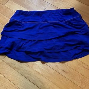 Athleta blue skort